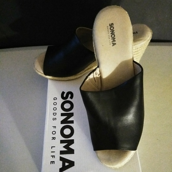 Sonoma Shoes - Sonoma faux leather wedges